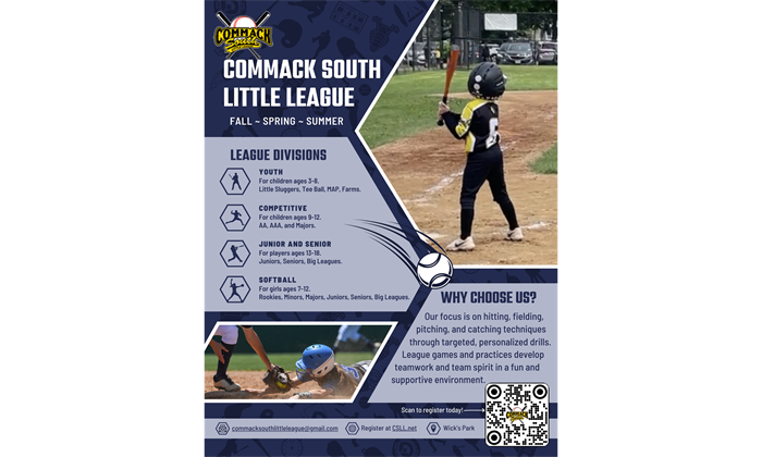 SPRING 2026 REGISTRATION IS NOW OPEN!!!